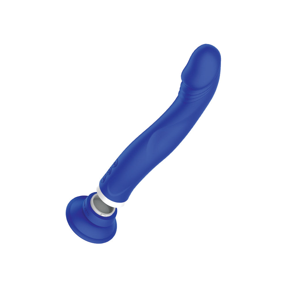 QUIN SILICONE VIBRATOR WITH REMOVABLE SUCTION CUP