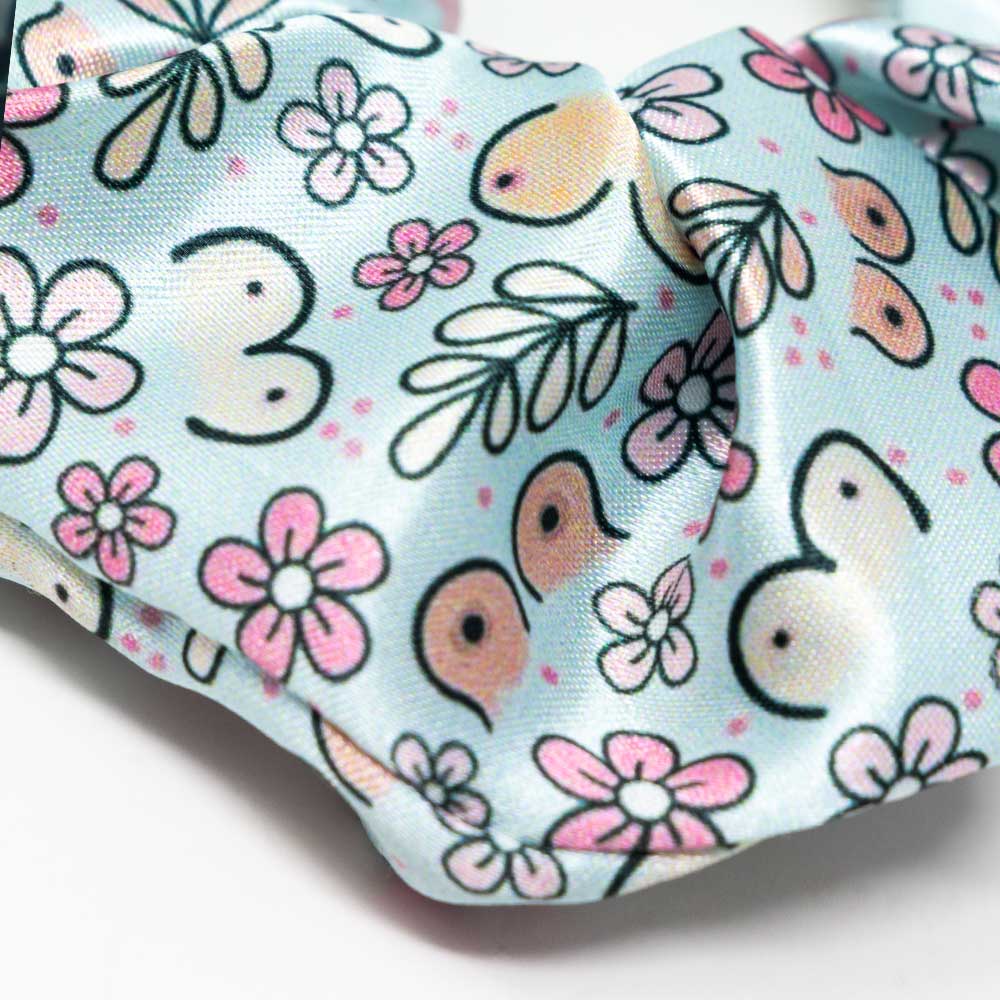 SCRUNCHIE BOOBS AND FLOWERS