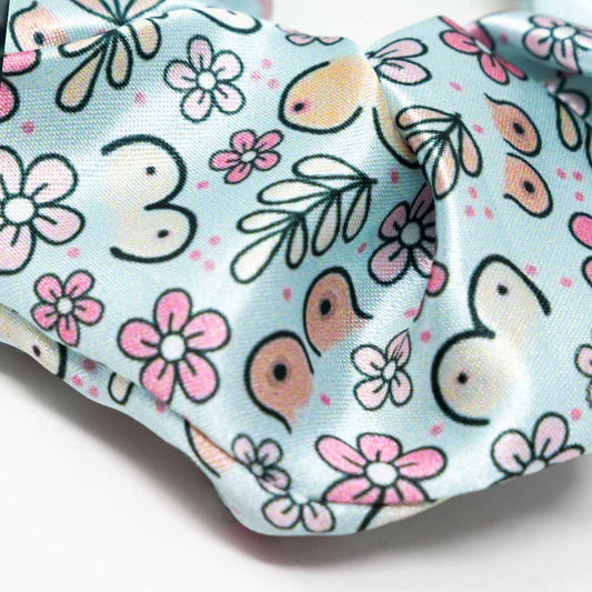 SCRUNCHIE BOOBS AND FLOWERS