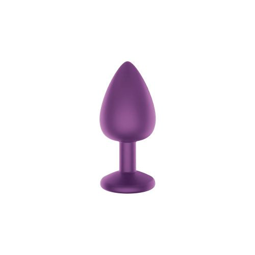 SMALL SILICONE PLUG WITH JEWELS