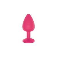 SMALL SILICONE PLUG WITH JEWELS
