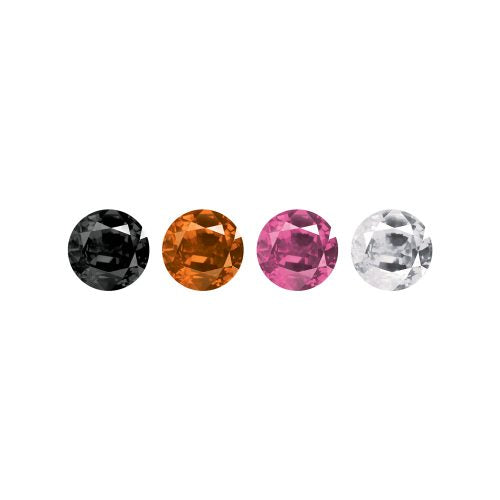 SMALL SILICONE PLUG WITH JEWELS