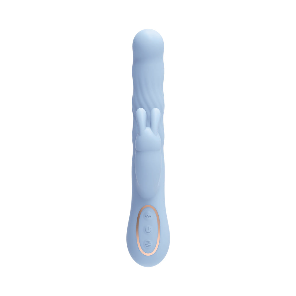 RÄVI SILICONE WAVING DUAL RABBIT VIBRATOR